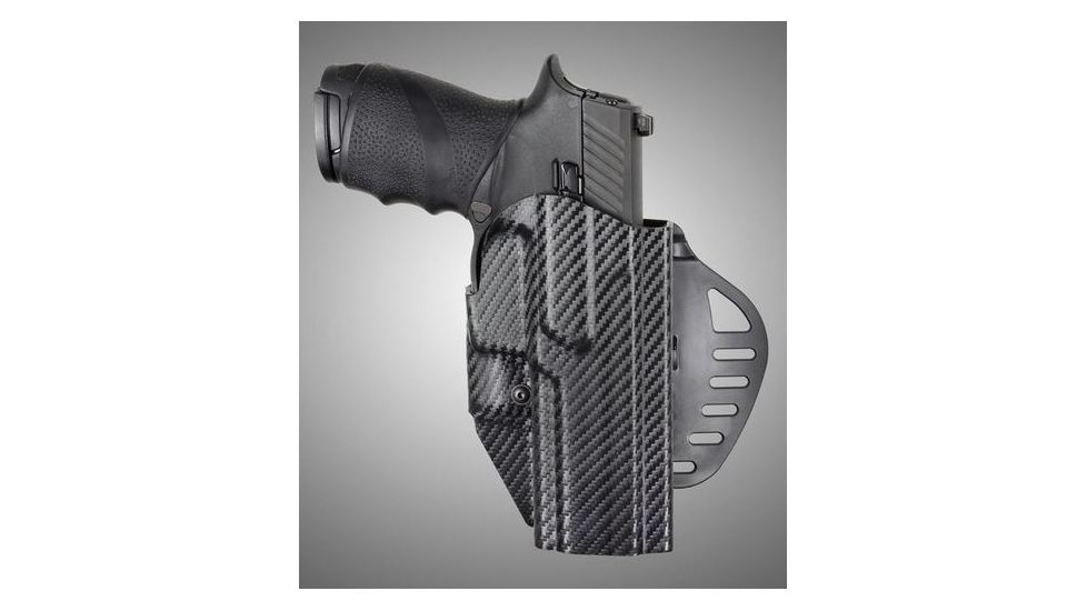 HOGUE ARS Stage 1, Carry Sig Sauer P250, P320 Right Hand Holster CF Weave, Black 52824