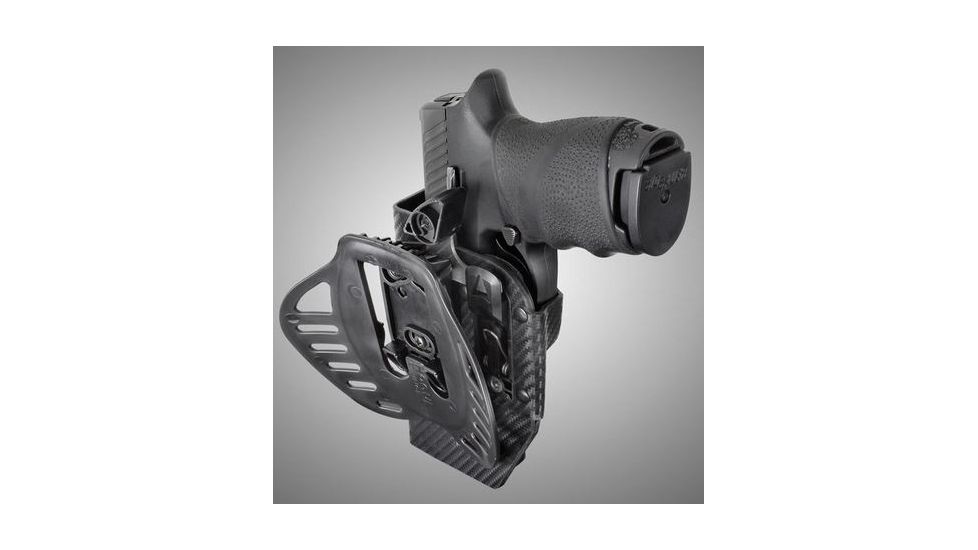 HOGUE ARS Stage 1, Carry Sig Sauer P250, P320 Right Hand Holster CF Weave, Black 52824