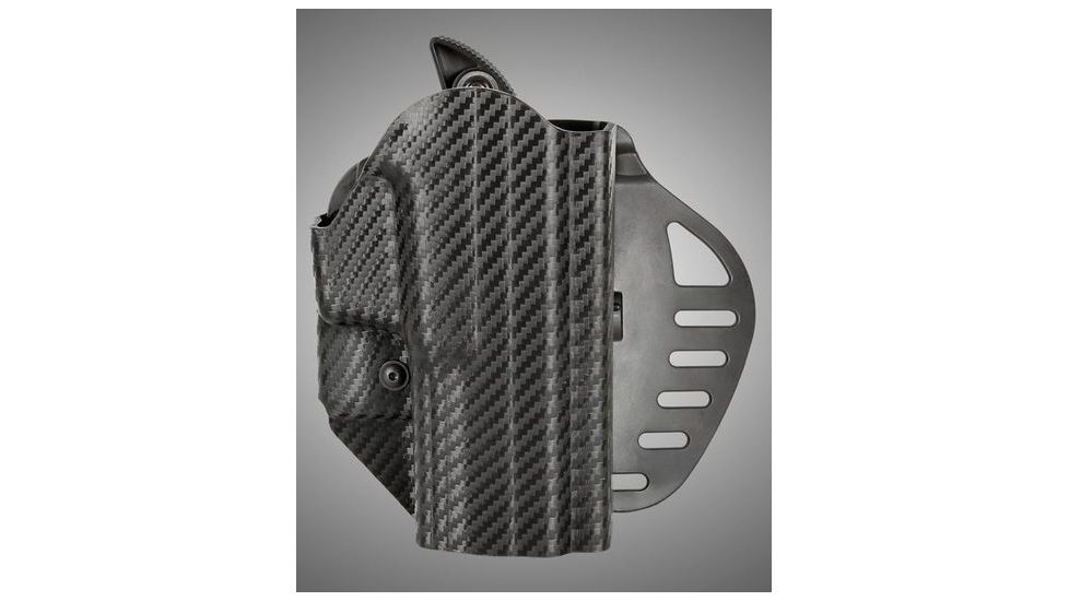 HOGUE ARS Stage 1, Carry Springfield XD9 4in. Barrel Right Hand Holster CF Weave, Black 52873