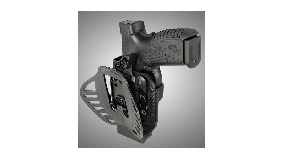 HOGUE ARS Stage 1, Carry Springfield XDM Right Hand Holster CF Weave, Black 52872