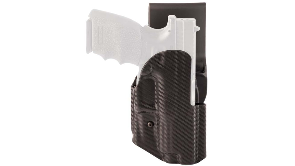 Hogue ARS Stage 1 Sport Carbon Fiber OWB Belt Holster, Springfield Armory XD 9mm, Right Hand, Black, 52273