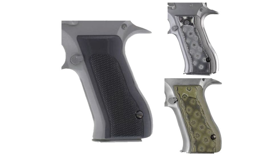 Hogue Baby Eagle .40 / 9mm Jericho &amp; Uzi Eagle Pistol Grip Checkered G-10