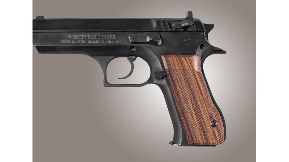 Hogue Baby Eagle .40 / 9mm, Jericho &amp; Uzi Eagle Kingwood Checkered 76611