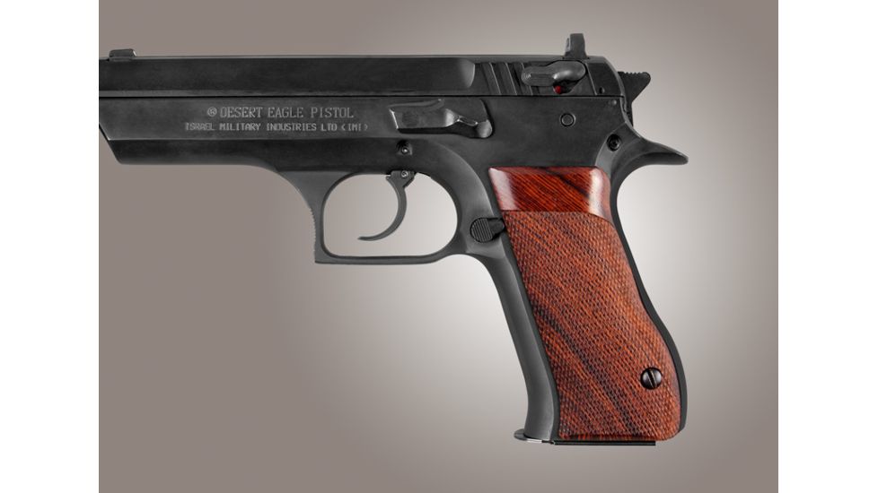 Hogue Baby Eagle .40 / 9mm, Jericho &amp; Uzi Eagle P-9 Coco Bolo Checkered 76811