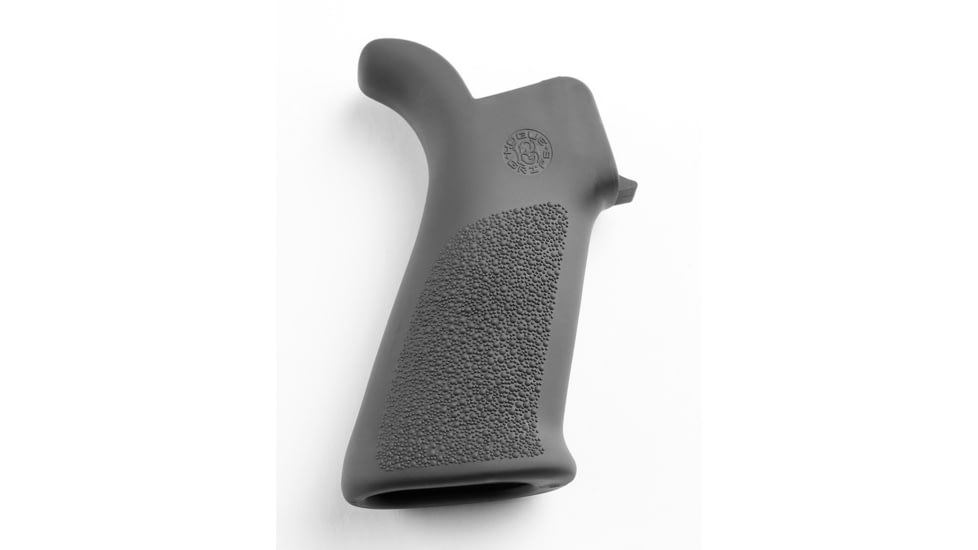 Hogue Beavertail Rubber Grip without Finger Grooves, AR-15/ M16, Slate Grey, Universal, 15032
