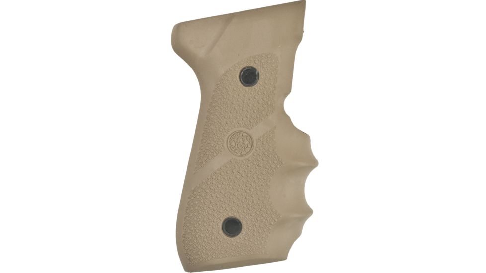 Hogue Beretta 92/96 Series Grip w/Finger Grooves, Desert Tan 92003