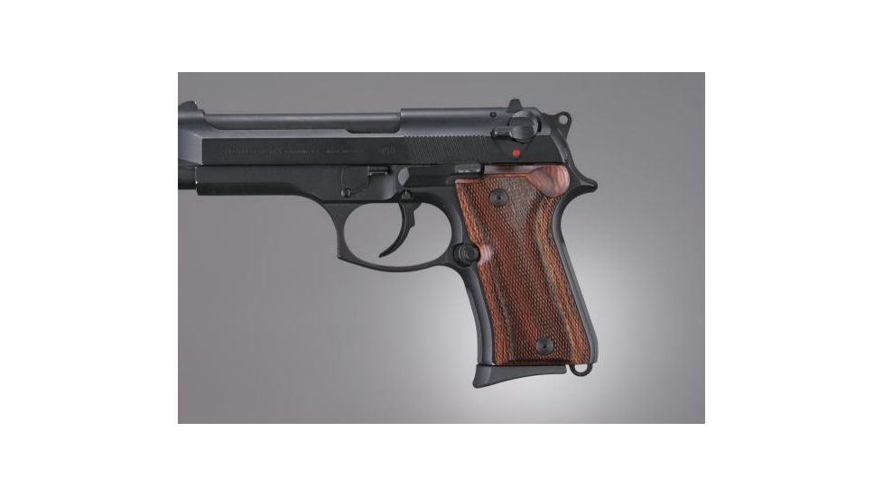Hogue Beretta 92 Compact Rose Lam. Checkered 93511