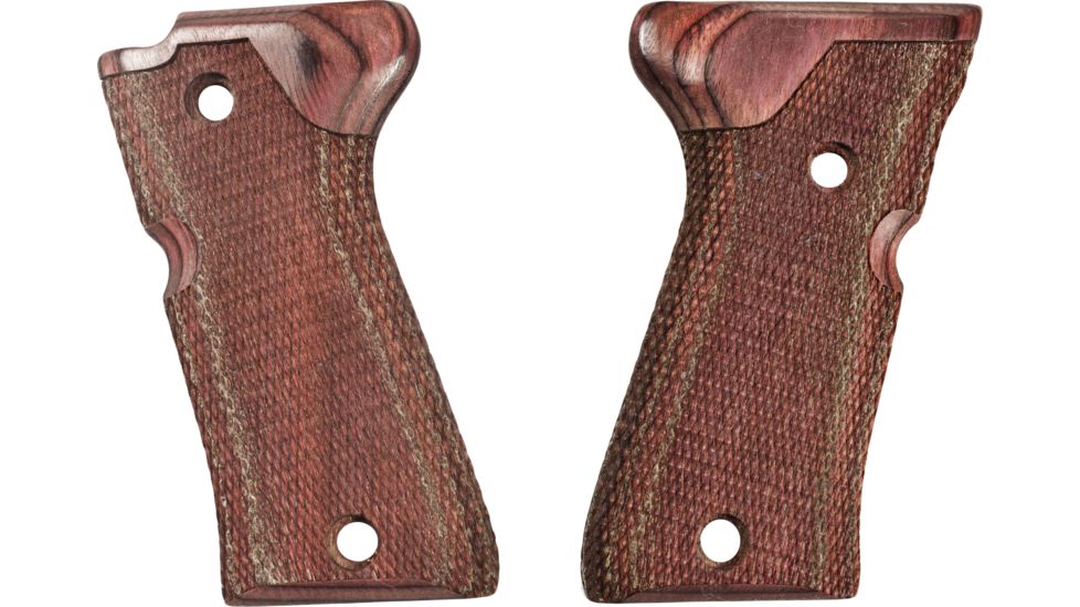 Hogue Beretta 92 Compact Rose Lam. Grip, Checkered 93511