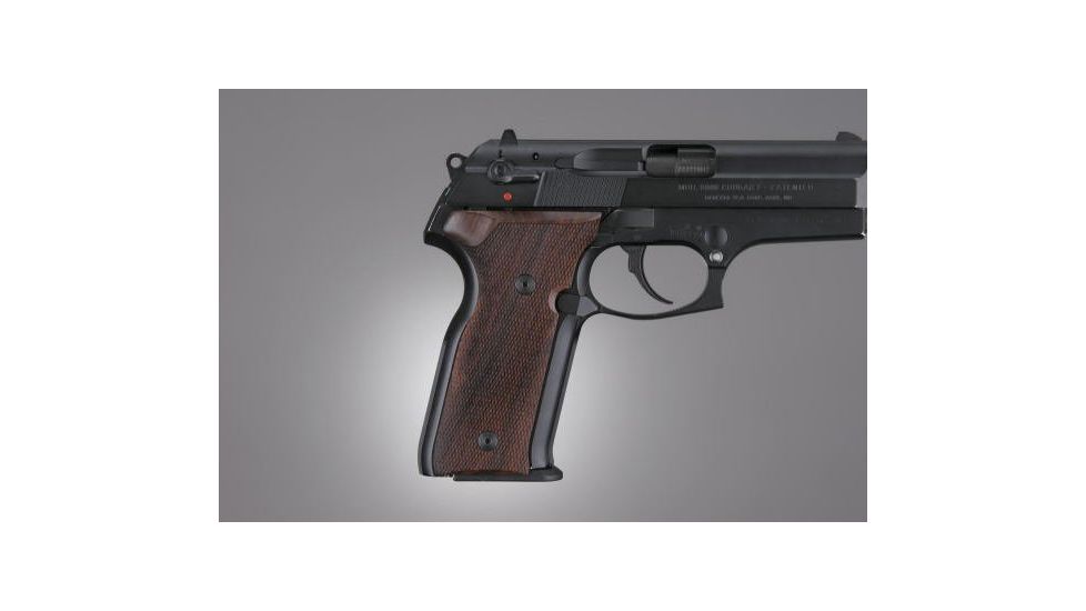 Hogue Beretta Cougar 8000 Pau Ferro Checkered 91311