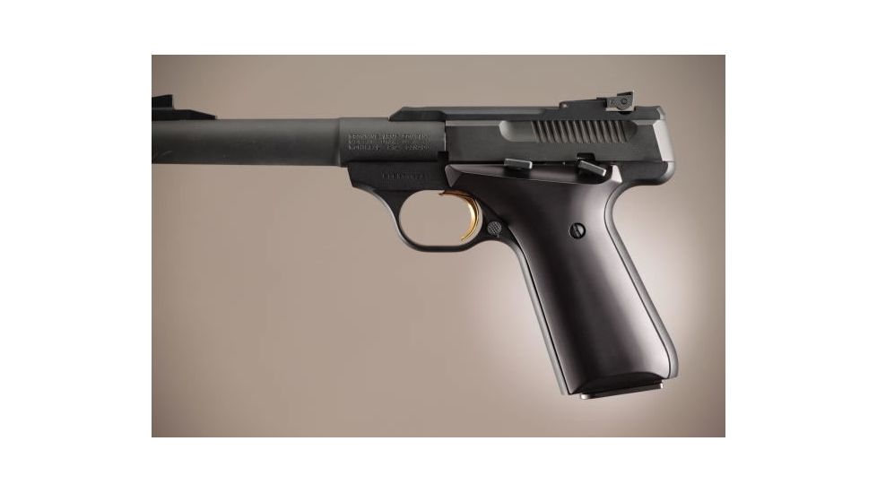 Hogue Browning Buckmark Aluminum - Brushed Gloss Black Anodized 72166