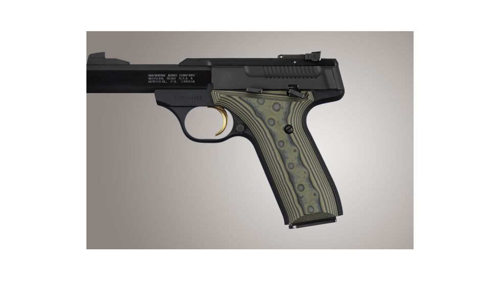 Hogue Browning BuckMark URX G-10 - G-Mascus OD Green Camo 72148