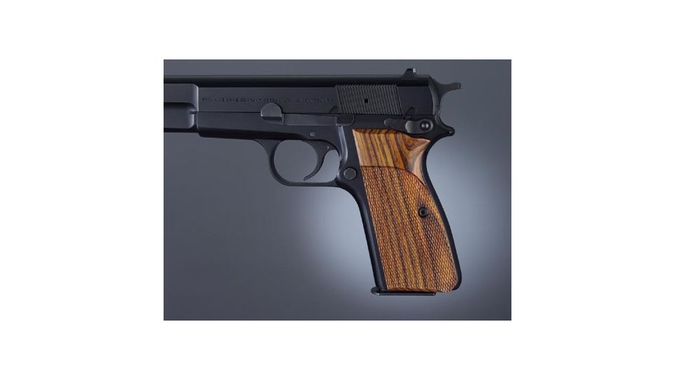 Hogue Browning Hi-Power Coco Bolo Checkered 09811