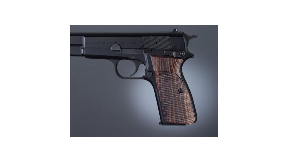 Hogue Browning Hi-Power Kingwood Checkered 09611