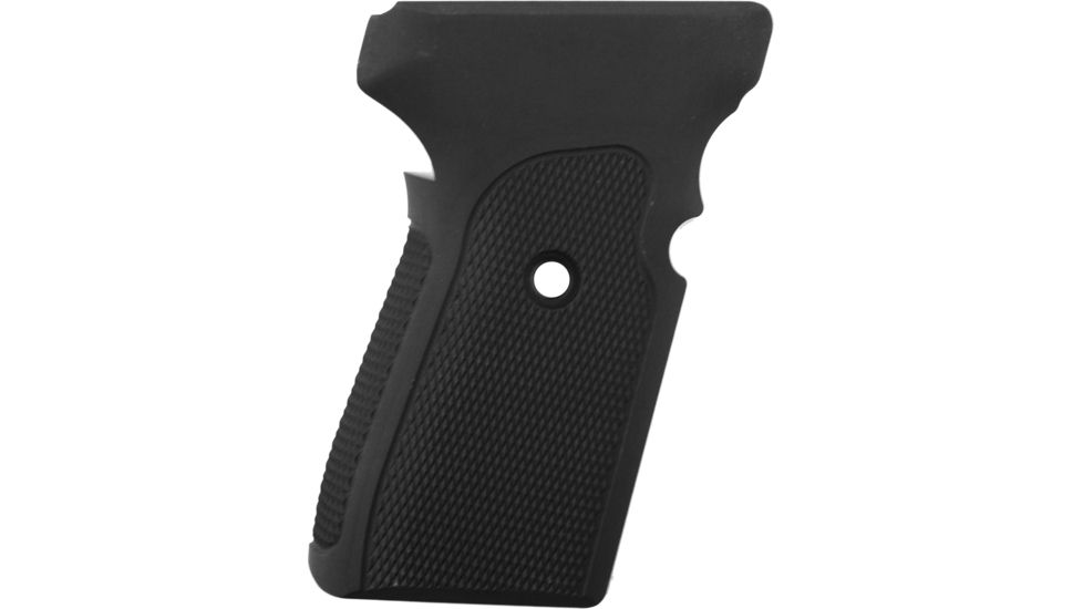 Hogue Checkered Aluminum Matte Black Anodized Grip 31170