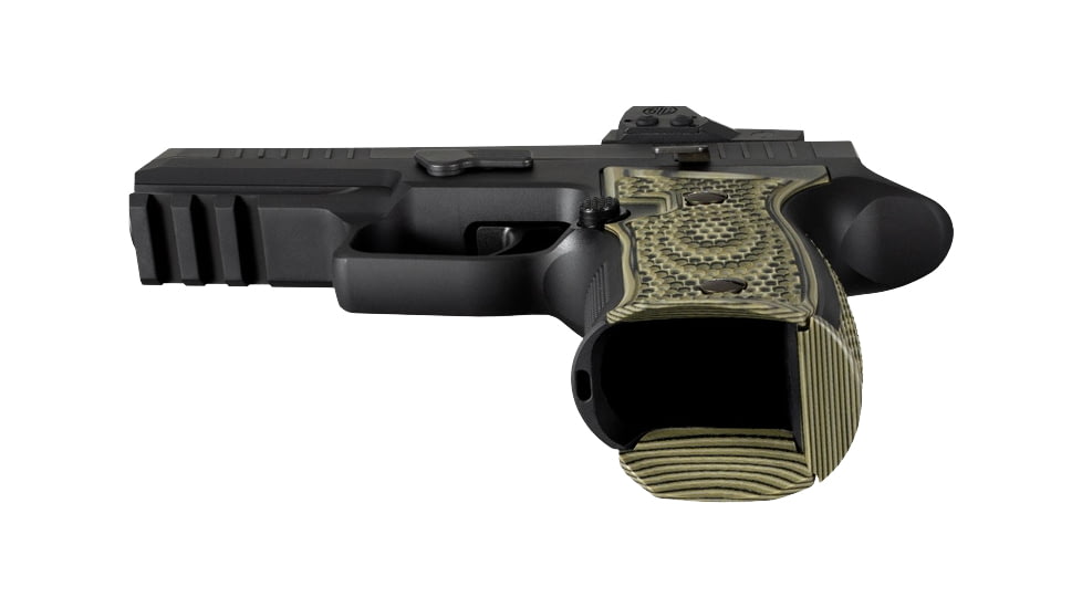 Hogue Checkered AXG Magrip, Sig Sauer P320, Solid Black, 48169