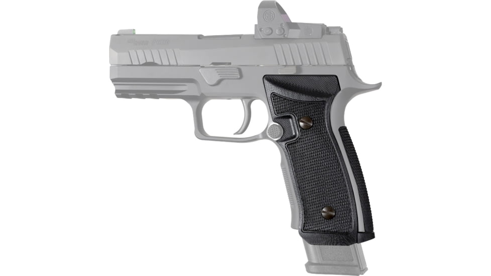 Hogue Checkered AXG Magrip, Sig Sauer P320, Solid Black, 48169