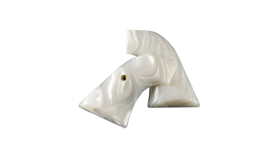 Hogue Cowboy Action Grip Ruger XR3, Vaquero, Blackhawk and Single Six White Pearlized Polymer