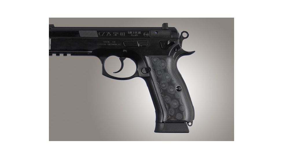 Hogue CZ-75 - CZ-85 G-10 - G-Mascus Black/Gray 75167-BLKGRY