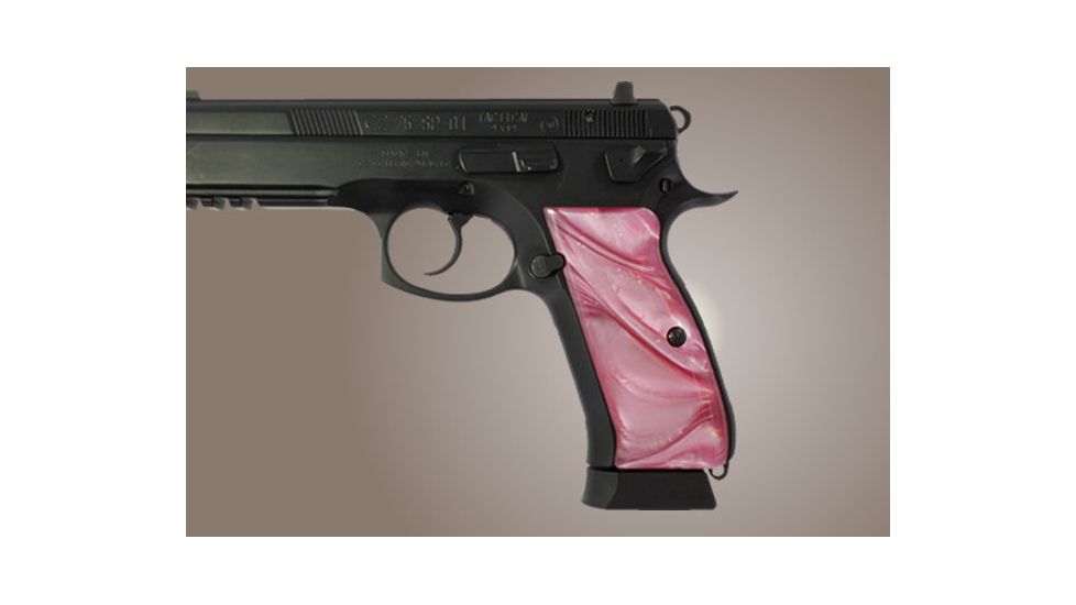 Hogue CZ-75, CZ-85 Pink Pearlized-Polymer 75518