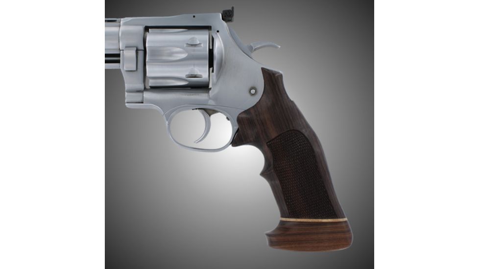 Hogue Dan Wesson Largeframe Rosewood Big Butt Checkered 58925