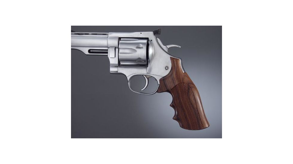 Hogue Dan Wesson Lg. Frame Pau Ferro Checkered 58301