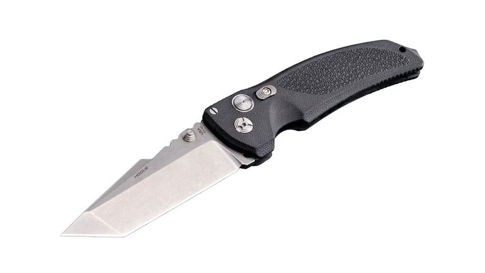 Hogue EX-03 3.5in Folder Tanto Blade Tumble Finish Polymer Frame - Matte Black 34360