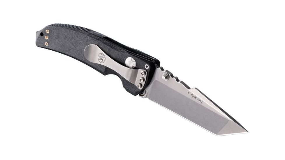 Hogue EX-03 3.5in Folder Tanto Blade Tumble Finish Polymer Frame - Matte Black 34360