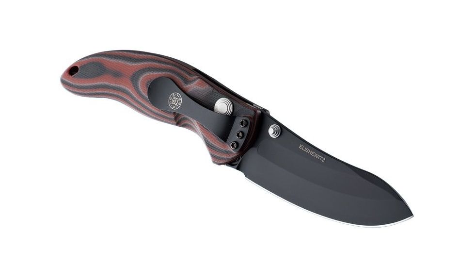 Hogue EX-04 4in Folder Upswept Blade Black Finish G-10 Frame - G-Mascus Red Lava 34452
