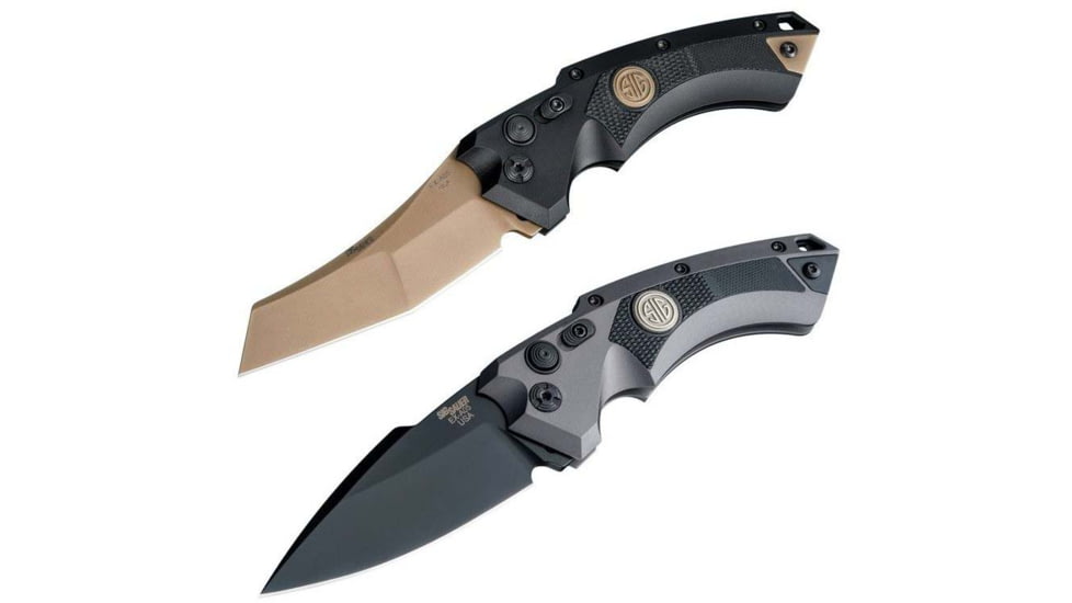 Hogue EX-A05 3.5in Sig Automatic Folding Blade, FDE, Grey