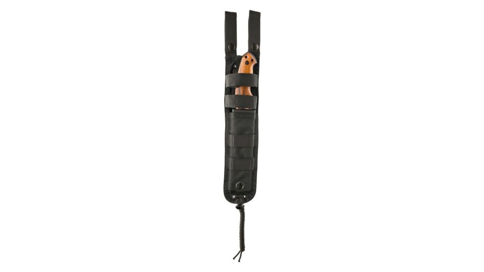Hogue EX-F01 5 1/2in. Fixed Drop Point Blade A-2 Black Kote Wood Scales, Coco Bolo 35176