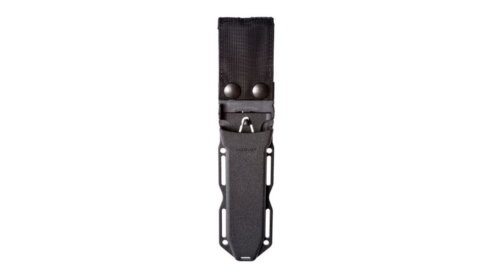 Hogue EX-F02 4.5in Fixed Clip Point Blade Tumbled Finish Auto Retention Sheath Black,Rubber OverMolded Frame Dark Earth 35273