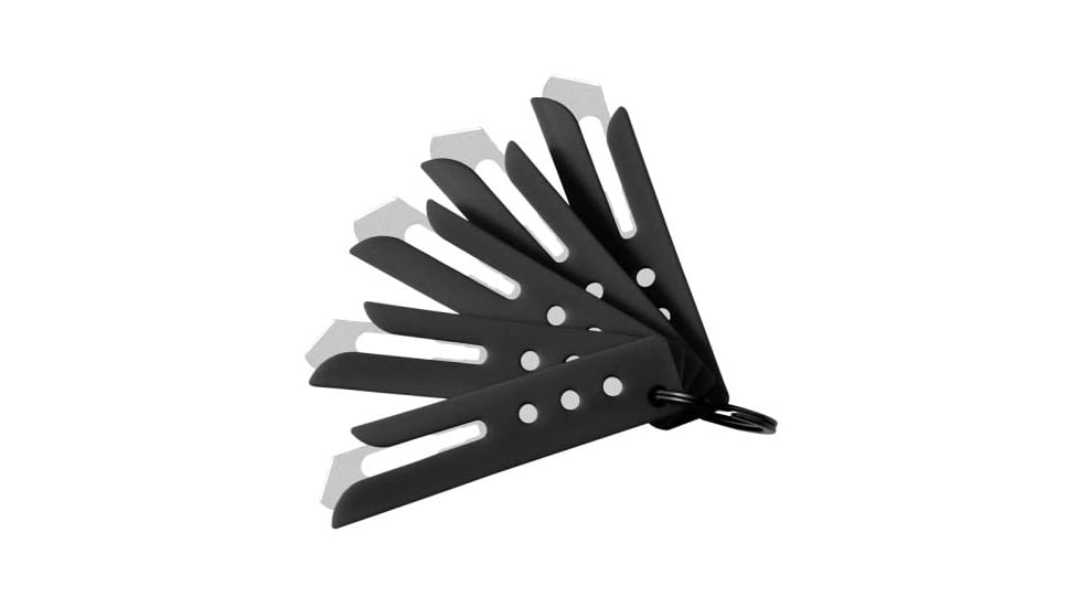 Hogue Expel Blade Guard, Black Nylon, High Carbon Steel Blade, 5 Guards &amp; 1 Key Ring, 167673