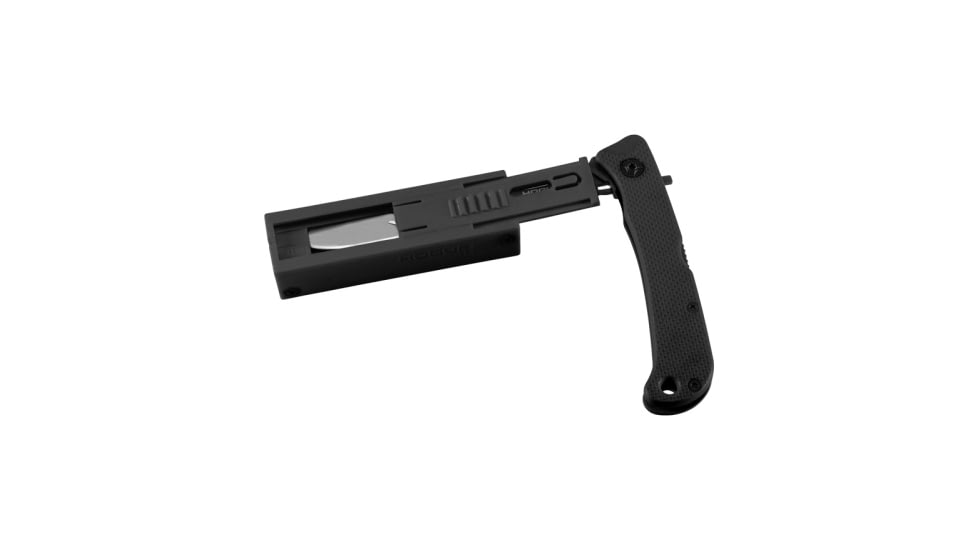 Hogue Expel Folding Knife, 2.5 in, High Carbon Steel, Scalpel Blade, Black Handle, 35836