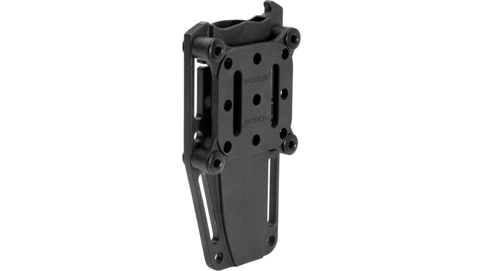 Hogue Fray 4.2in Fixed Blade Knife, Stainless Steel, Tanto Blade, Rubber Handle, Black, NSN 1095-01-466-8569, 55349