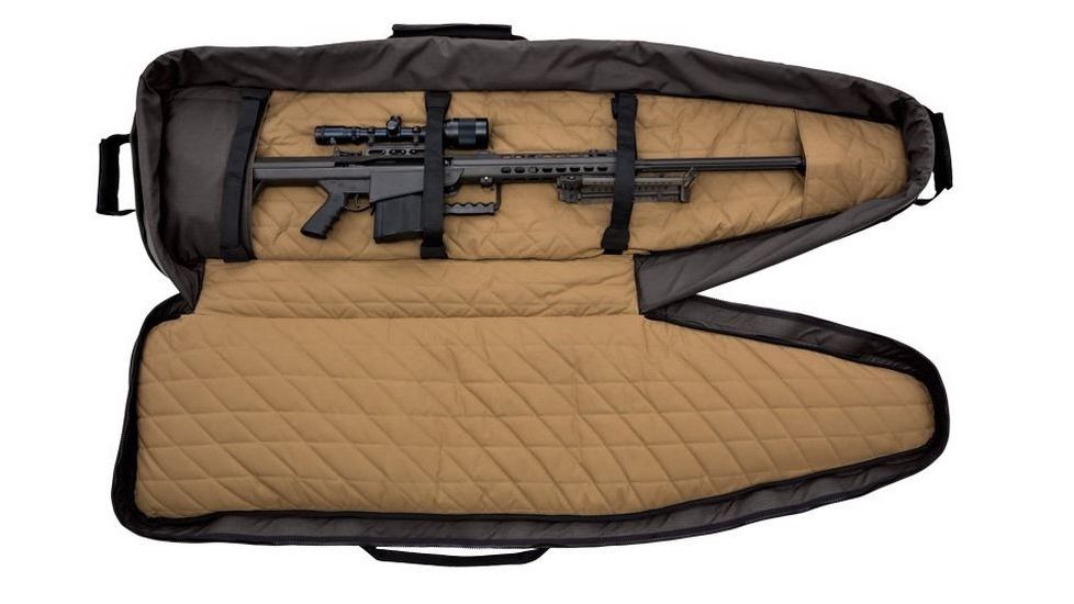 HOGUE Gear 50 Cal BFG Bag w/ Front Pocket and Handles, Black 16in. Tall 64in. Long, Black 59550