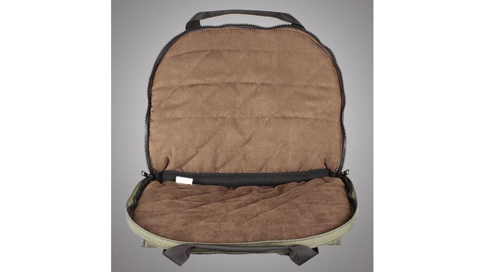 HOGUE Gear Medium Pistol Bag w/ Front Pocket and Handles, OD Green 9in. Tall 12in. Long 59251