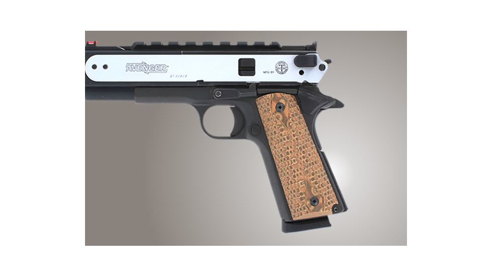 Hogue Govt. G-10 9/32 Thick Piranha Grip G-Mascus Tan 01427-TAN