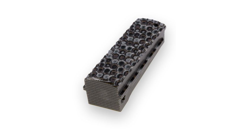 Hogue Govt. G-10 Mainspring Housing Piranha Grip Flat G-Mascus Black/Gray 01327-BLKGRY