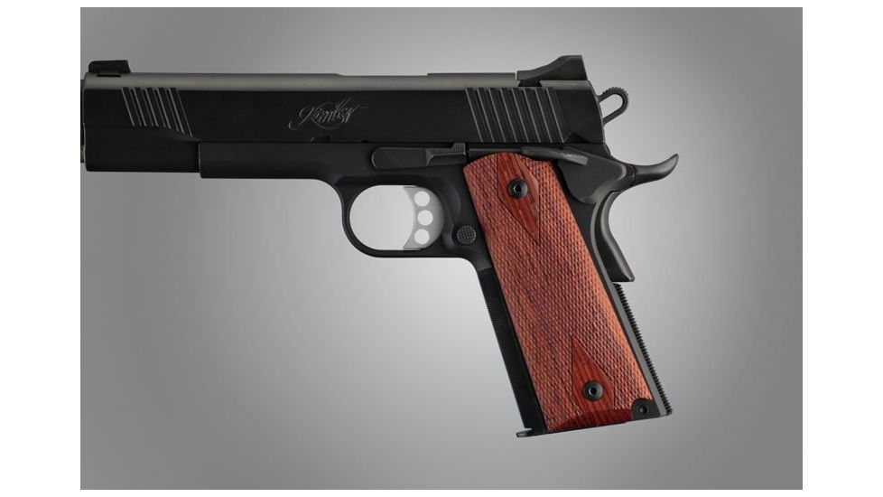 Hogue Govt. Model Coco Bolo With Palm Swells, Checkered 45891