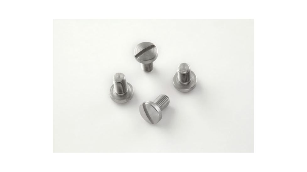 Hogue Govt. Model Screws (4) Slotted Head Stainless 45018