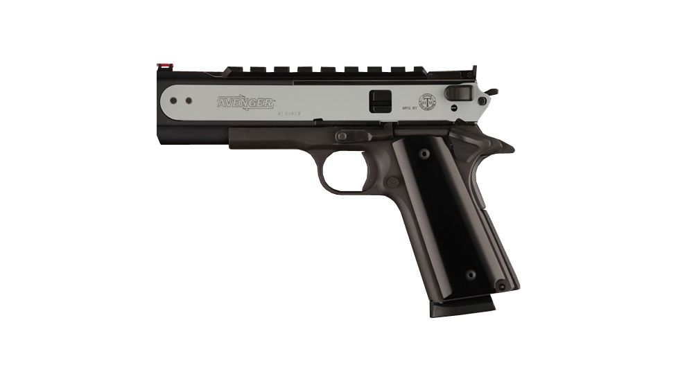 Hogue Govt 3/16 Thin Aluminum, Brushed, Gloss Black, Anodized 01466