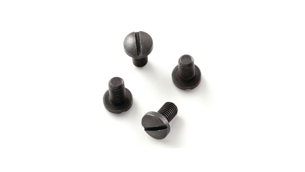 Hogue Grip Screws For Government and Officers Models Slotted Black Package of Four 45008