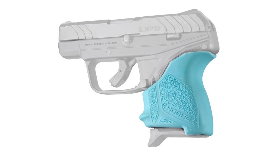 Hogue HandAll Beavertail Grip Sleeve Ruger LCP II Aqua, Aqua, 18124
