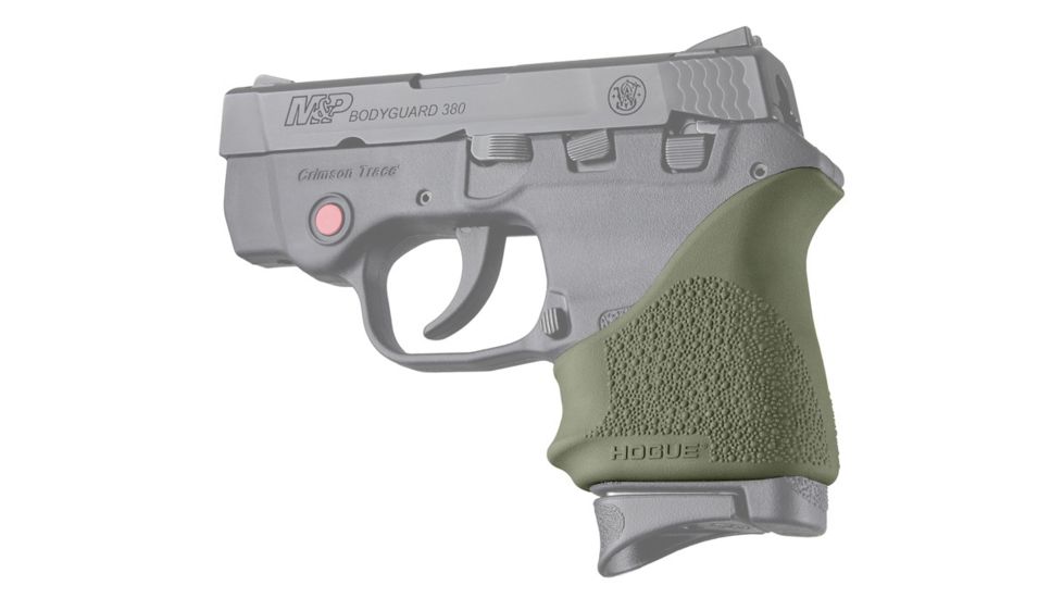 Hogue HandAll BGS Smith and Wesson Bodyguard/Taurus TCP and Spectrum, OD Green, 18501
