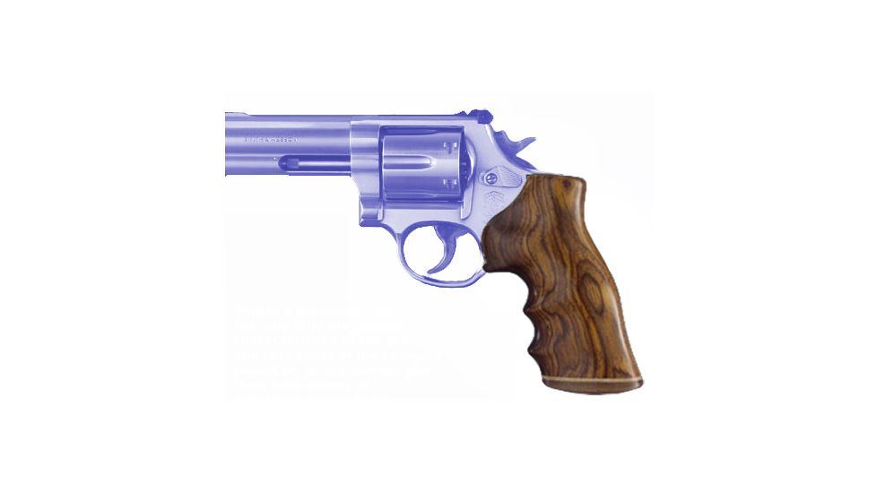 Hogue Handgun Grip, Coco Bolo Big Butt Checkered - Ruger GP100/Super Redhawk 80825