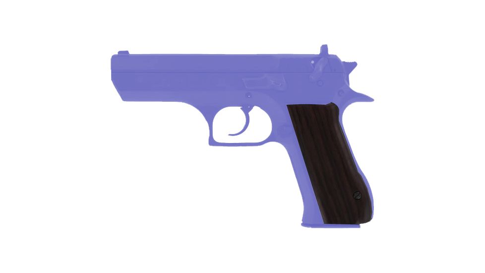 Hogue Handgun Grip, Rosewood - Baby Eagle .40 / 9mm Jericho &amp; Uzi Eagle - 76910