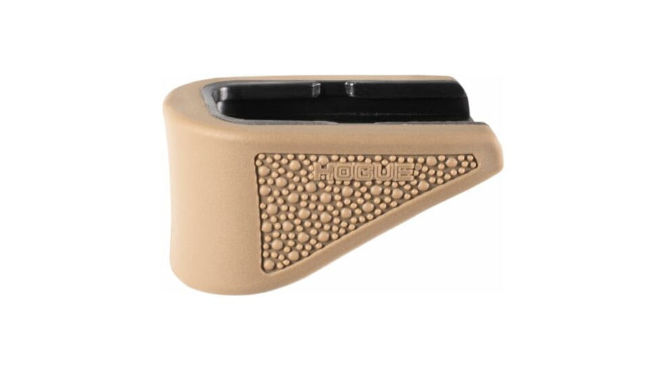 Hogue Glock 42 .380 Rubber Grip, 6-Round Magazine Extension, FDE, 6, 18223