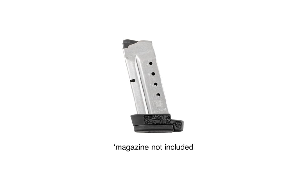 Hogue OverMolded Rubber Smith &amp; Wesson M&amp;P 40 Shield, 7 Round Magazine Base Pad