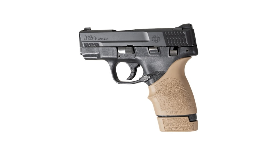 Hogue OverMolded Rubber Smith &amp; Wesson M&amp;P 45 Shield, 7 Round Magazine Base Pad