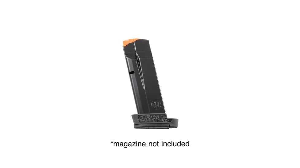 Hogue OverMolded Rubber Smith &amp; Wesson M&amp;P 9 Shield Plus, 13 Round Magazine Base Pad